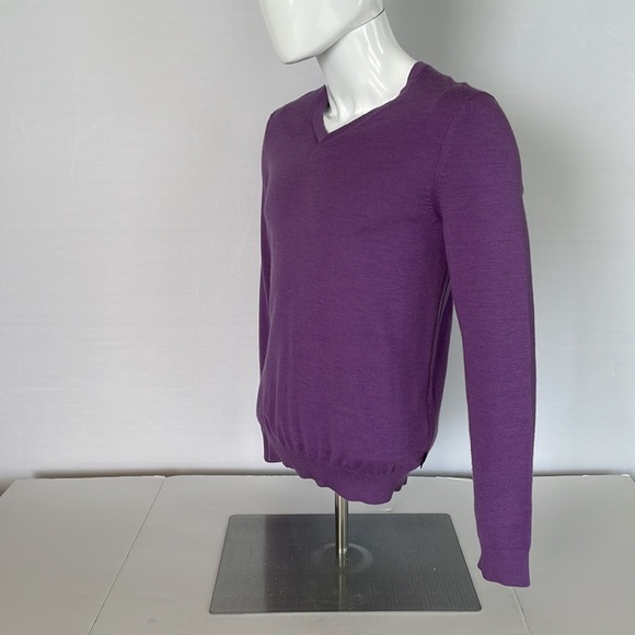 Hugo Boss Slim Fit Purple Sweater Size Large - Picture 6 of 14